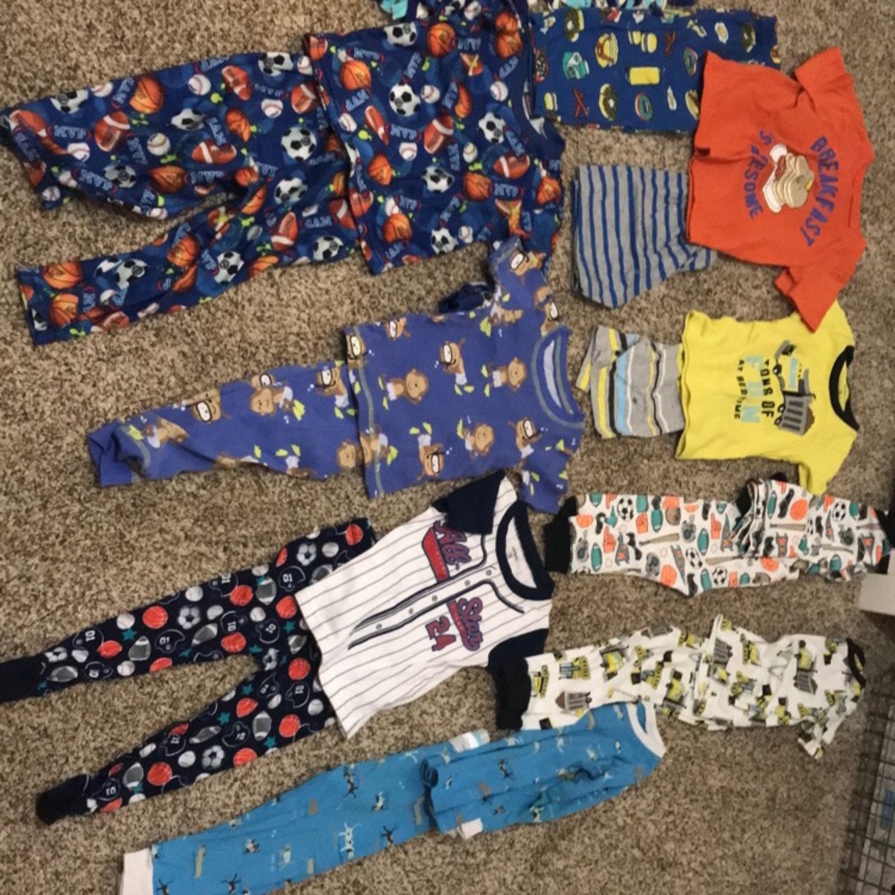 18 month boy pajamas